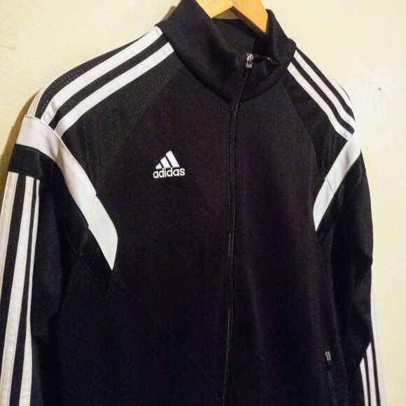 Adidas Climacool Condiva 14 Training Track Jacket-Medium-Pockets-Soccer-3 Stripe - Picture 5 of 11